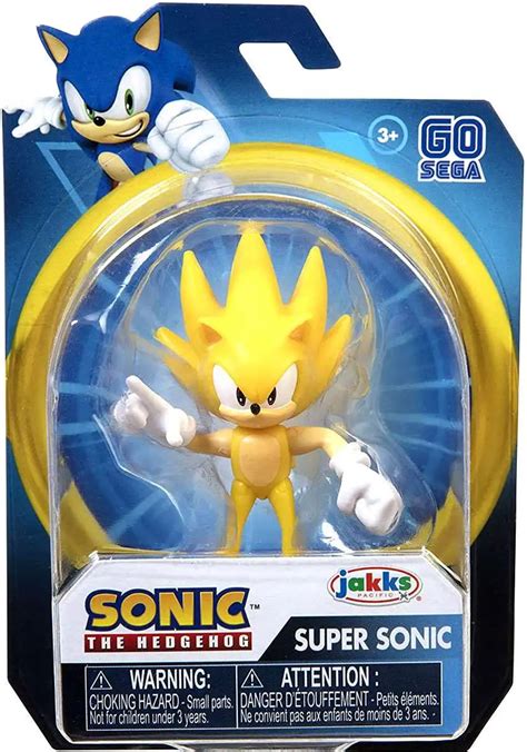 Sonic The Hedgehog 2020 Wave 2 Super Sonic 2.5 Mini Figure Modern Jakks ...