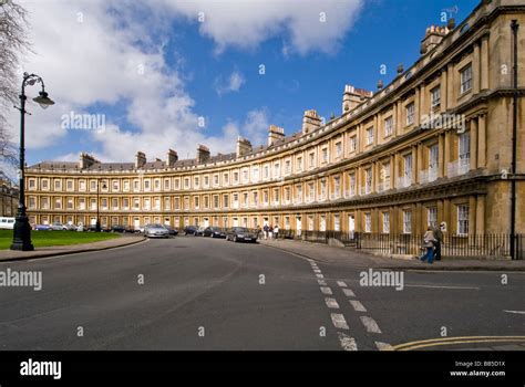 The Circus georgian architecture, Bath, England, UK Stock Photo - Alamy