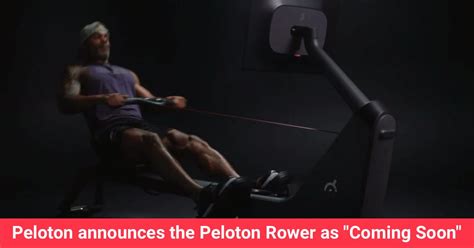 Peloton officially announces the Peloton Rower - "Coming Soon" (launching this fall) - Peloton Buddy