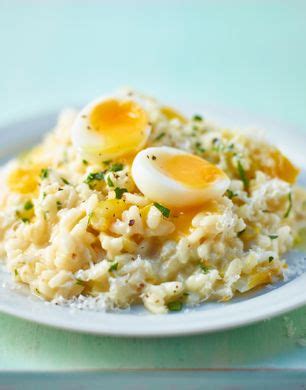 Smoked Haddock or Cod Risotto with Soft Boiled Quail Eggs | Risotto recipes, Smoked haddock ...