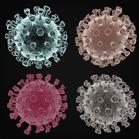 Coronavirus 2019-nCoV SARS-CoV-2 3D model | CGTrader