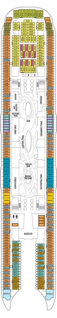 Deck 8 - Oasis of the Seas Deck Plans | Royal Caribbean Blog