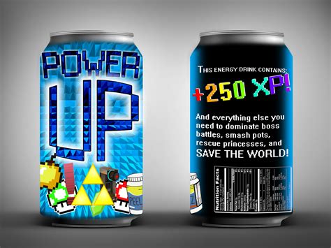 Powerup Energy Drink! by PhantomSambo on DeviantArt