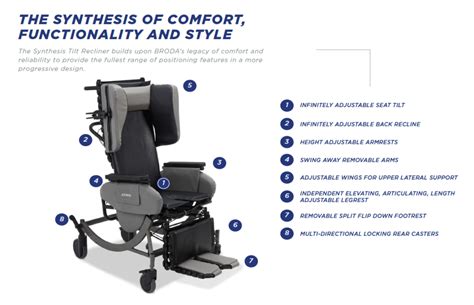 Broda Chair Synthesis Tilt Recliner - Corner Home Medical