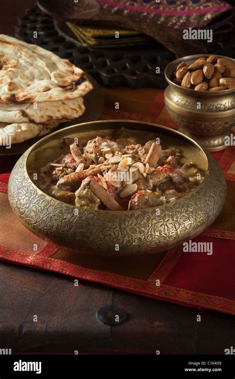 Lamb Pasanda. Pasanda Gosht curry. India Food Stock Photo - Alamy