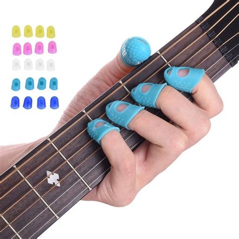 4pcs New Guitar Finger Picks Thumb Picks Liparite Band | Geek