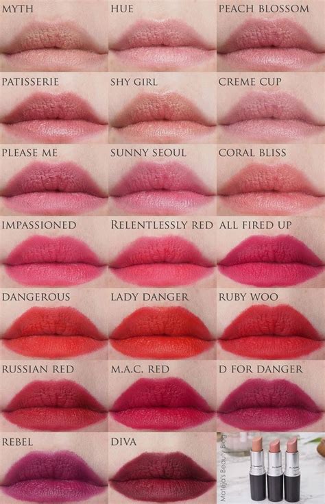 Mac Lipstick Colors, Mac Lipstick Shades, Mac Lipstick Dupes, Lipstick ...