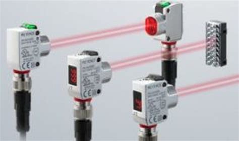 Self-contained photoelectric sensors from Keyence designed for harsh ...