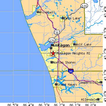 Muskegon Heights, Michigan (MI) ~ population data, races, housing & economy