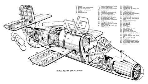 Bachem Ba-349 Natter diagram. Luftwaffe Planes, Ww2 Planes, Ww2 Aircraft, Military Aircraft ...
