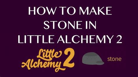 How to make Stone in Little Alchemy 2 - HowRepublic