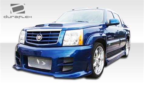 2004 Cadillac Escalade Fiberglass+ Sideskirts Body Kit - 2002-2006 ...