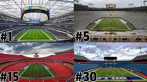 RANKING EVERY NFL STADIUM FROM WORST TO BEST! - YouTube