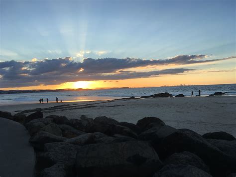 Snapper Rocks Qld | Celestial, Outdoor, Sunset