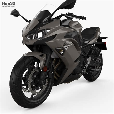 Kawasaki Ninja 650 2021 3D model - Vehicles on Hum3D