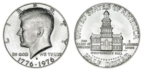 1976 S Kennedy Bicentennial Half Dollar 40% Silver Coin Value Prices, Photos & Info