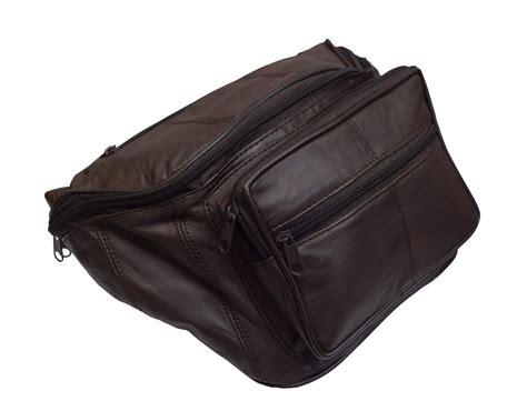 Genuine Leather Concealed Carry Weapon Waist Pouch Fanny Pack Gun Conceal Purse for Both Men & Women