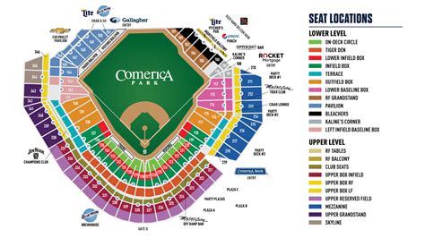 Comerica Park Seating Chart View | Brokeasshome.com