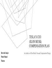 Analyzing Elon Musk's Compensation and Ventures | Course Hero