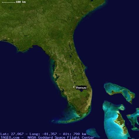 VENUS FLORIDA UNITED STATES Geography Population Map cities coordinates ...