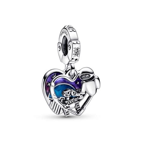 Pandora Disney Pixar Wall-E & Eve Glow-in-the-dark Dangle Charm - Pandora Charms from Gift and ...