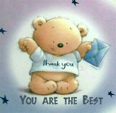 thank you you are the best | Forever friends bear, Thank you images, Thank you pictures