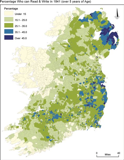 Irish Potato Famine Map