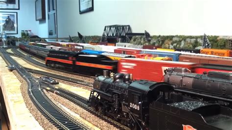 HO Scale Model Railroad Train Operation Video - YouTube