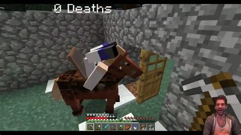 Dinnerbone upside down on a horse. : r/Minecraft