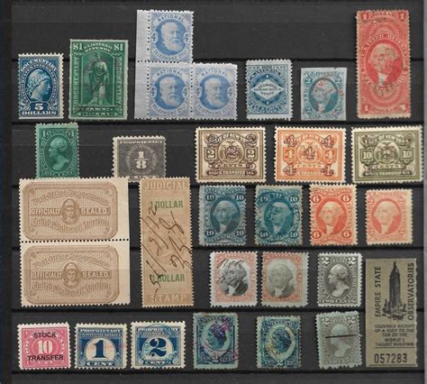 USA - Revenue stamps, and various (365 stamps) - Catawiki