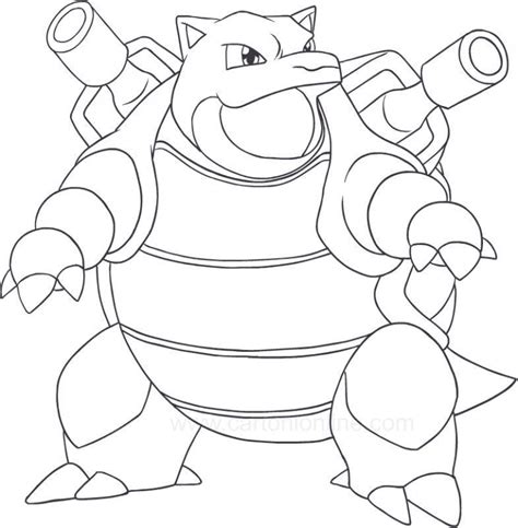 45+ Free Printable Blastoise Colouring - AiylaAfolabi