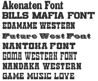 Western Fonts Free Download 41-80 | Fonts4Free