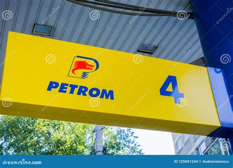 Logotipo de Petrom imagen de archivo editorial. Imagen de rumania - 125061244