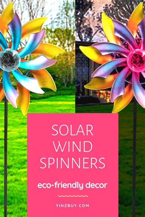 Wind Spinners | Solar Powered LED Garden Stake | Yinz Buy | Wind spinners, Solar wind spinners ...