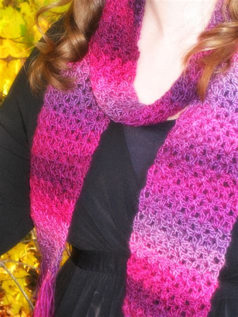 Unforgettable One Skein Scarf | FaveCrafts.com