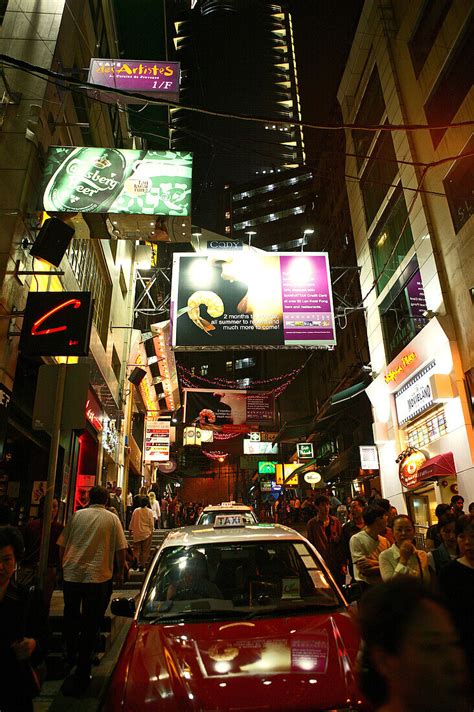 Lan Kwai Fong, Bars, Restaurants Hong … – License image – 70031124 ...