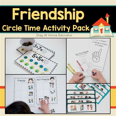 Friendship Circle Time Activity Pack - Stay At Home Educator