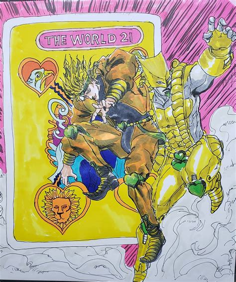 Dio Brando stand The World : r/AnimeSketch