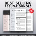 Best Selling MS Office Word Resume / CV Bundle The Victoria: Resume Templates, CV Templates ...