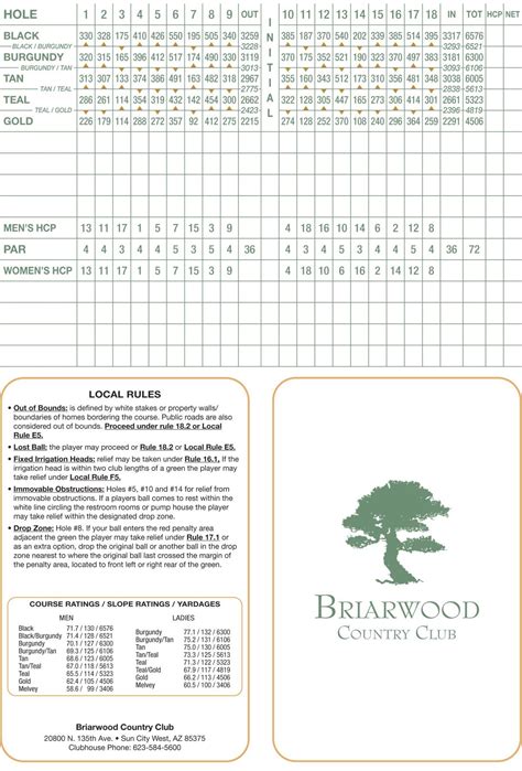 Briarwood Country Club | Sun City West, AZ - The Golf Course