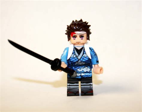 Lego Compatible Tanjiro Kamado Demon Slayer Cartoon TV Show Anime Custom Minifigure Toys