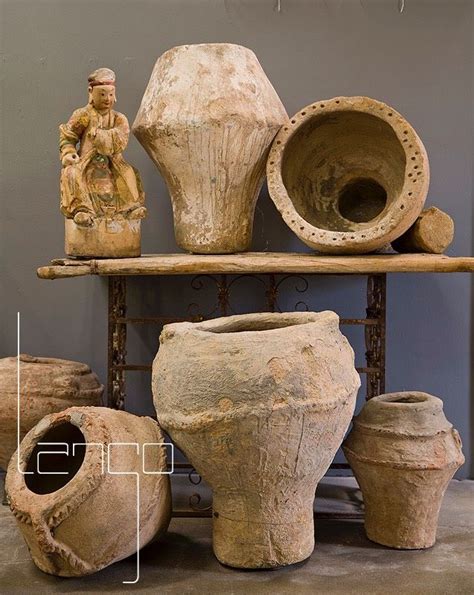 300 year old Mesopotamian stone pots from Turkey. | Decorative jars ...