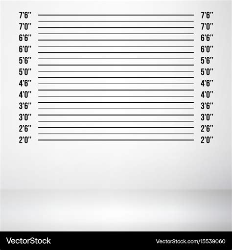 Police mugshot police lineup isolated on Vector Image