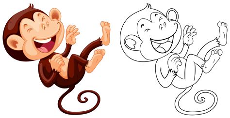 Laughing Animals Clipart Black