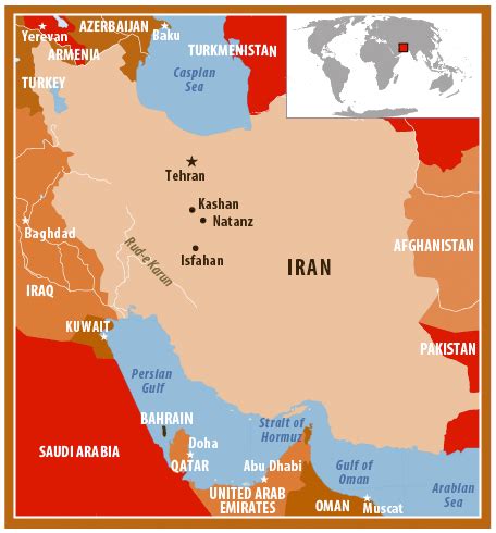 Iran On The Map Of The World - Gabbie Christiana