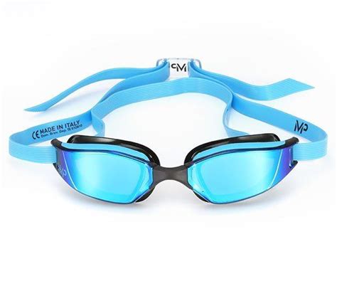 MP Michael Phelps Xceed Titanium Mirrored Blue Goggles