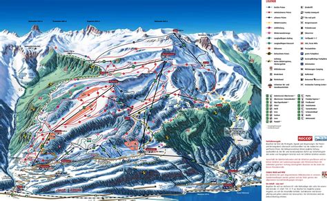 Flumserberg ski map