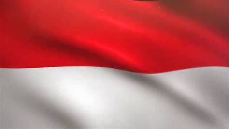 Animasi Bendera Merah Putih Bergerak