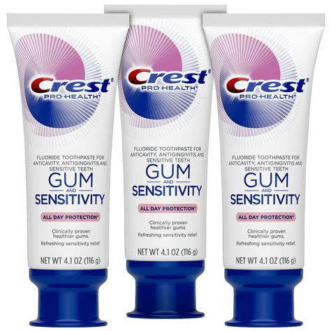 Crest Pro-Health Gum and Sensitivity, Sensitive Toothpaste 4.1 oz., 3 pk NEW