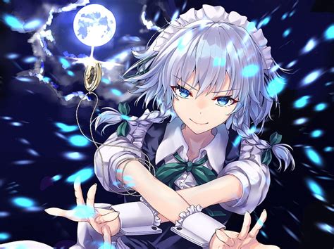 1080P free download | Anime, Touhou, Sakuya Izayoi, HD wallpaper | Peakpx